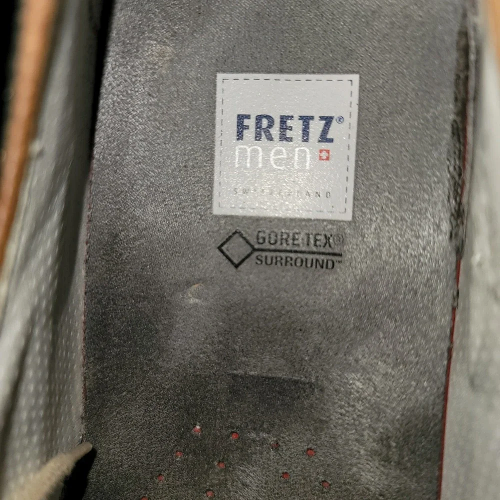 Fretz Men Gore-Tex Surround Oxford Shoes Leather Swiss LaceUp